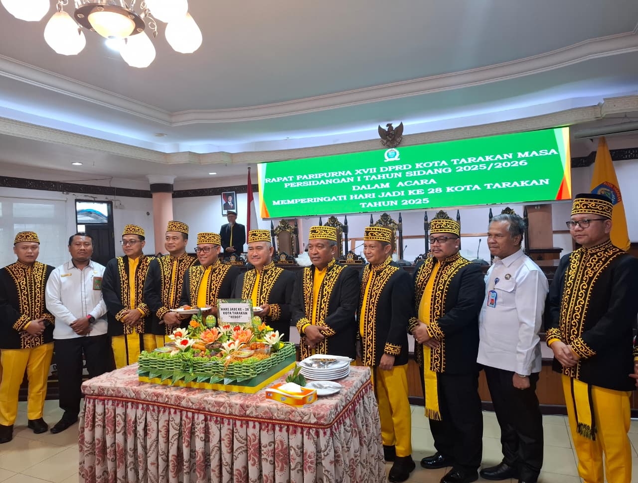 Pengadilan Agama Tarakan Menghadiri Undangan Rapat Paripurna XVII Dewan Perwakilan Rakyat Daerah (DPRD) Kota Tarakan Masa Persidangan I Tahun 2025/2026 